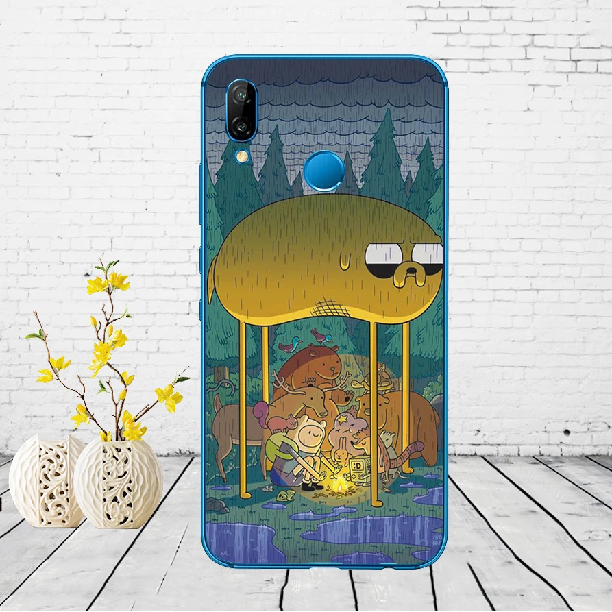 Чехол 02DD adventure time cute Beemo BMO Джек Финн Lumpy для Huawei P9 P10 P20 P30 Lite mate 10 20 PRO lite p smart