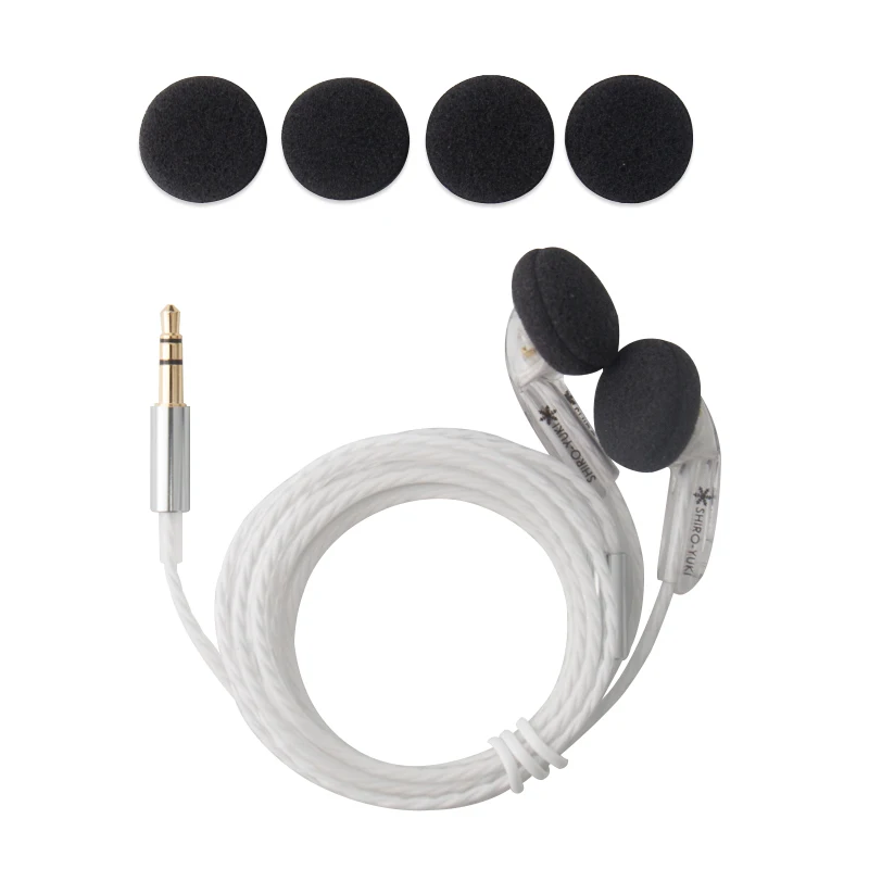 Moondrop Shiro Yuki динамические наушники вкладыши супер бас HiFi из латуни 4N OFC кабель для