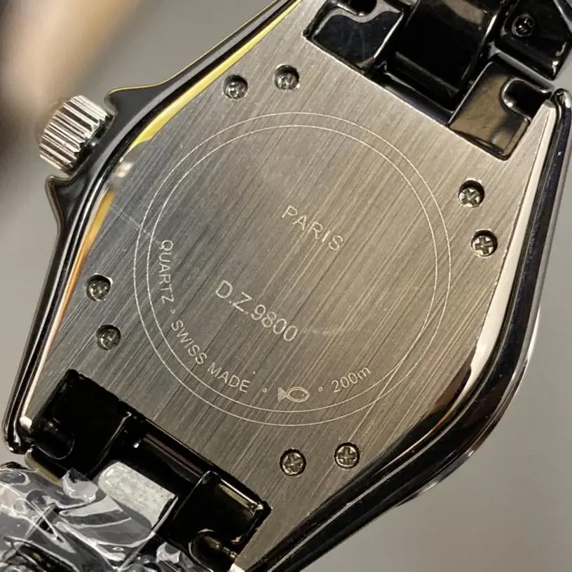 

Luxury Brand New Men Women Watch Lady White Black Diamond Ceramic 33mm 38mm Watches High Quality Quartz Wristwatch Real Ceramica