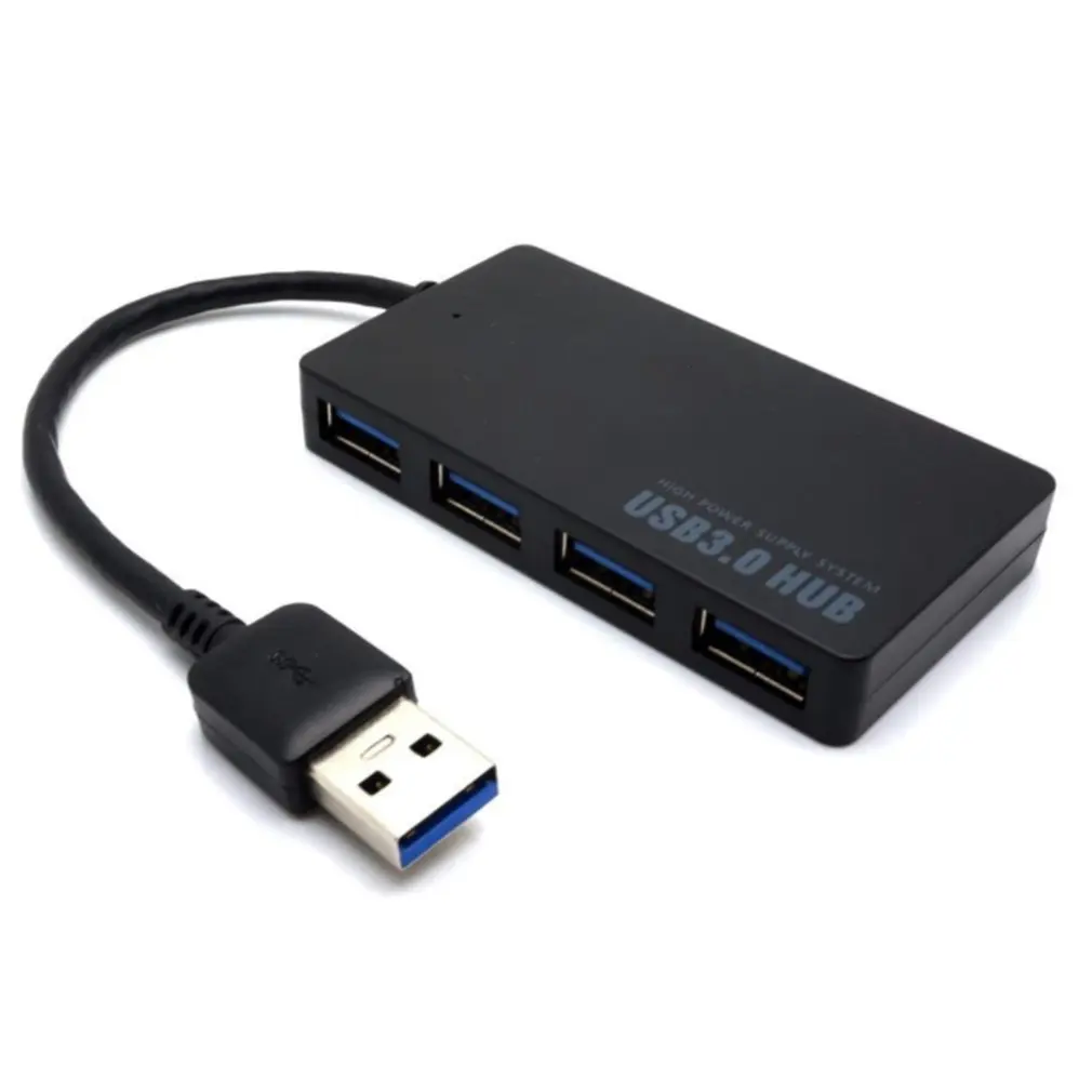 Горячая Распродажа ультратонкий 4 портовый концентратор USB3.0 высокоскоростной