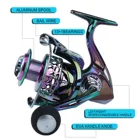 Спиннинговая катушка, 13 + 1 шарикоподшипник, двойная шпуля, Передаточное отношение 5:2:1, высокая скорость, для ловли карпа, морская Прямая поставка