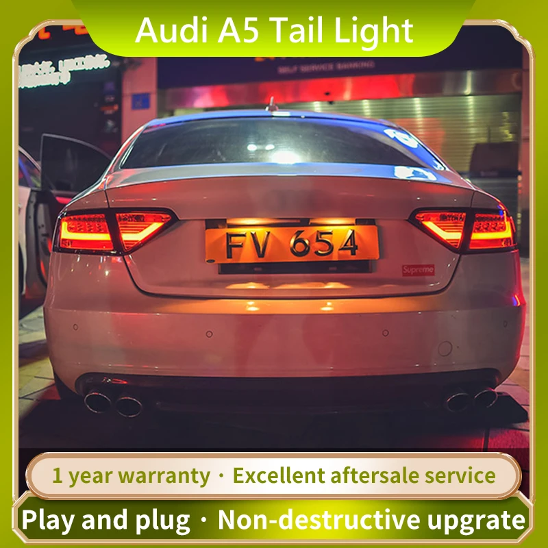 

For AUDI A5 LED Tail Lamp 2007 -2009 Year LED Rear Lights With Sequential Indirector