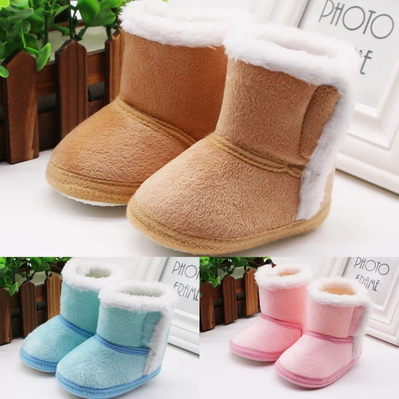 Newborn Baby Boots Winter First Walkers Tassel Girls Shoes Fur Snow Super Warm Prewalkers Soft Sole No-slip Booties Booty |