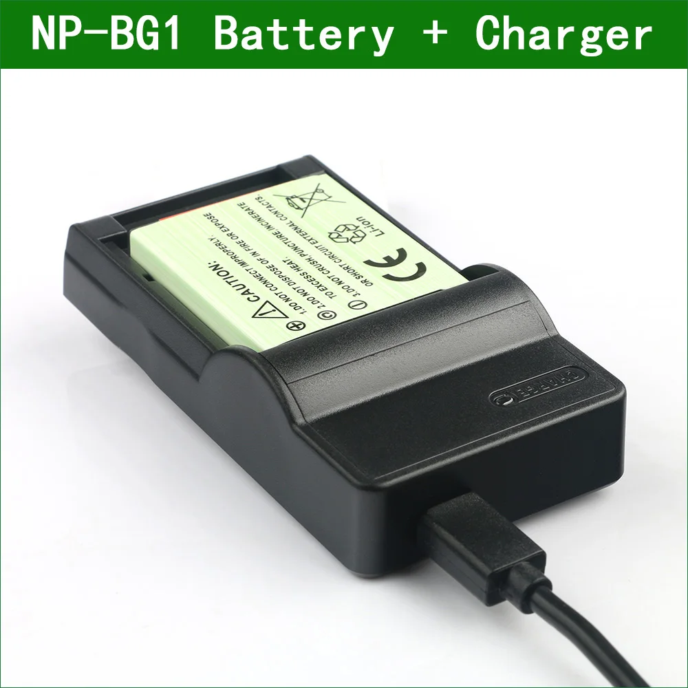 NP-BG1 NP BG1 FG1 NPBG1 цифровой Камера Батарея + Зарядное устройство для Sony комплектующие