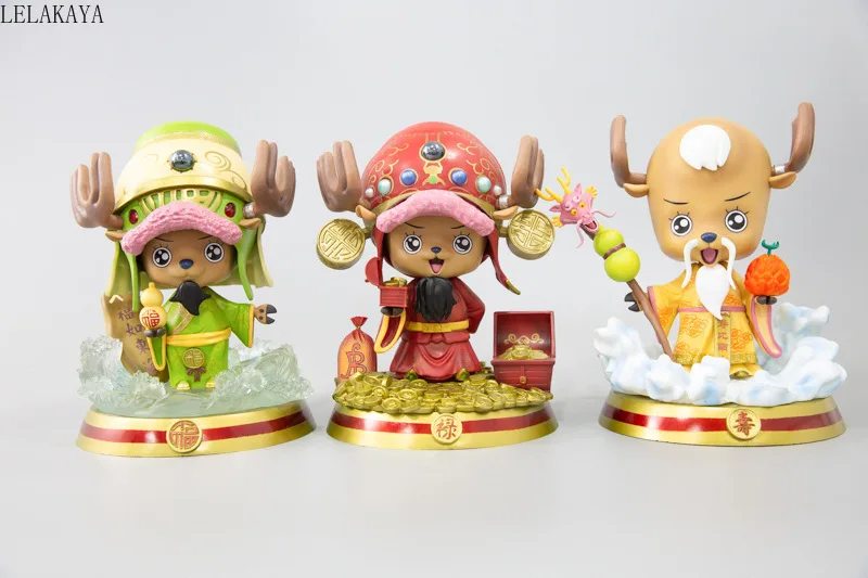 

Японское аниме 20 см один кусок Китайский Новый год благоприятный Тони Чоппер смывью экшн-фигурка из ПВХ Коллекционная модель игрушки кукла