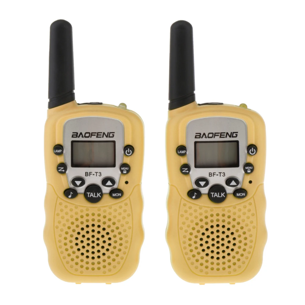 2 шт. BaoFeng BF-T3 детская рация 22 канала для детей подарок евро UHF FRS двухстороннее
