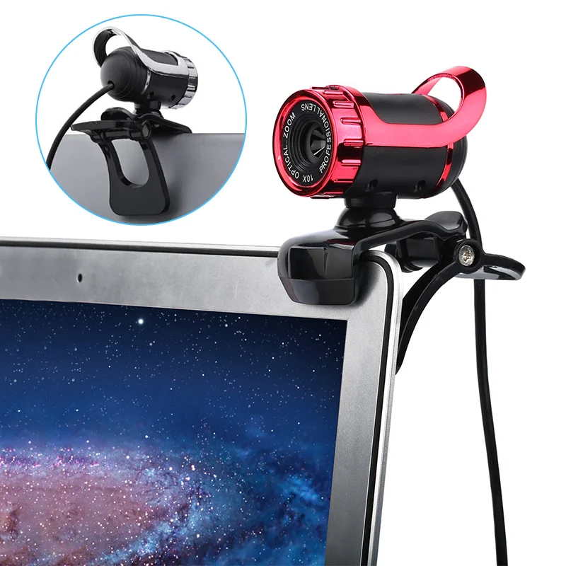 

Веб-камера HD с микрофоном, вращающаяся на 30 градусов, USB 2,0