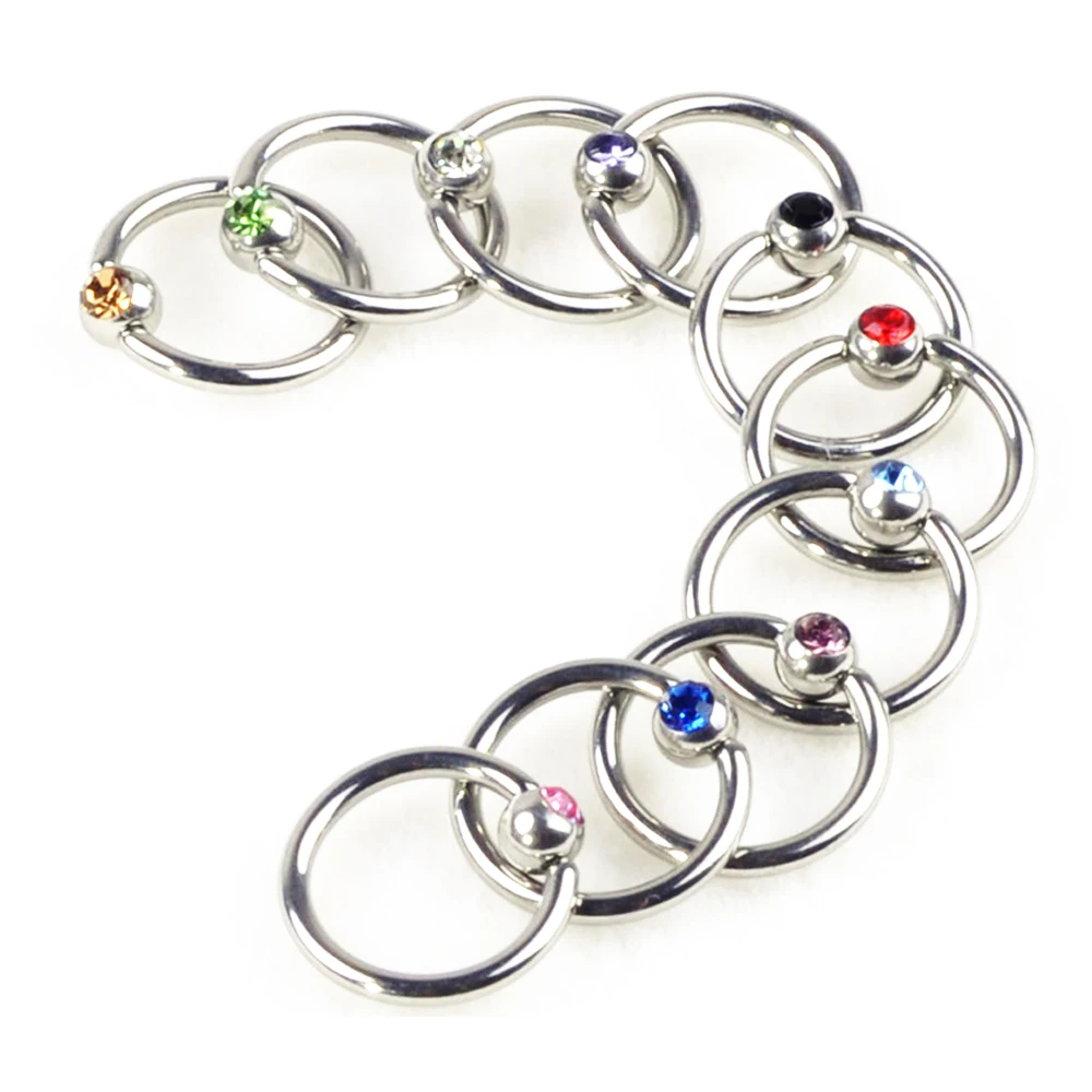 Пирсинг для пирсинга пирсинг бровей в нос сосков губ кольцо украшения 18 г 5 шт. |