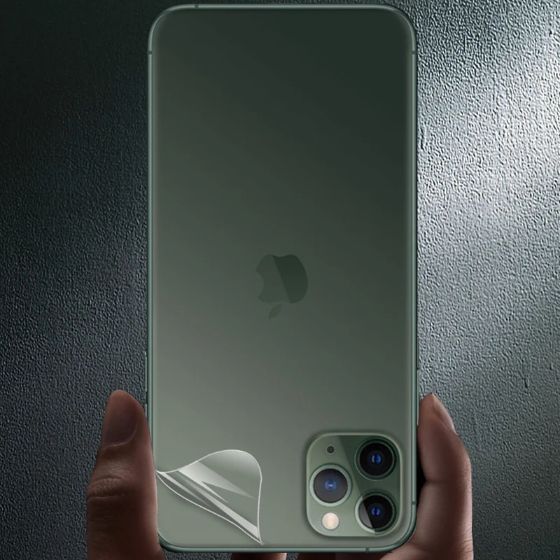 Передняя и задняя защитная пленка BoeYink 21D для iPhone 11 Pro Max 11Pro Гидрогелевая мягкая Apple