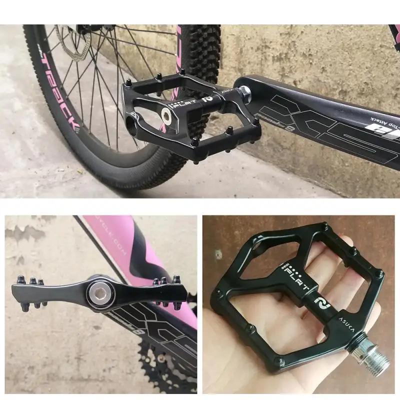 

SHANMASHI Bicycle Pedal Mountain Bike BMX Step Outdoor Riding Sports Durable Pedal 1026 Aluminum Alloy Bearing Pedal