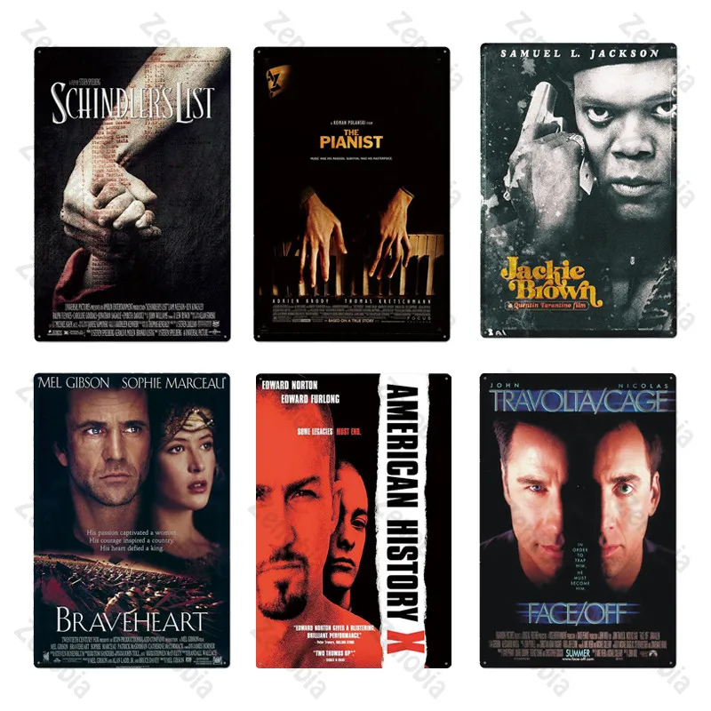 Металлический жестяной плакат из фильма металлический металлическая винтажная
