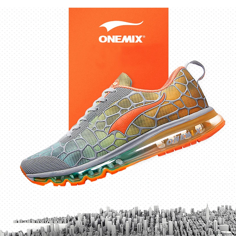 

Мужские беговые кроссовки ONEMIX, новый стиль, уличные кожаные кроссовки для бега и треккинга, летняя дышащая сетчатая спортивная женская обув...