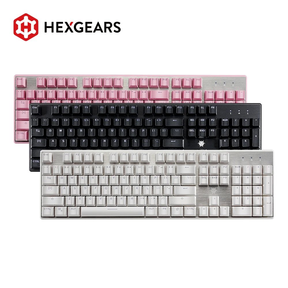 hexgears 2 4g wireless keyboard kailh switch 104 keys blue backlit mechanical keyboard sillon gaming for desktop pc g706w free global shipping