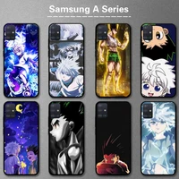 anime hunter x hunters phone case for samsung a6 a7 a8 a10 a11 a20 a21 a30 a31 a40 a50 a70 a80 a91 plus s e cover