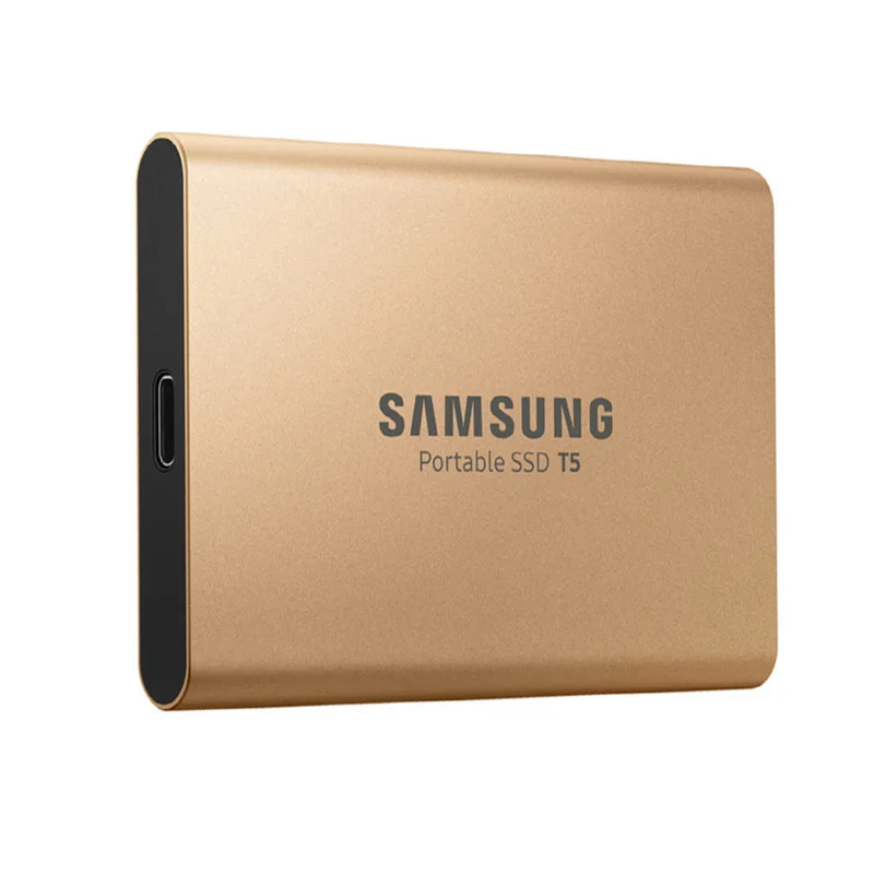 SAMSUNG T5 SSD 500GB 1 ТБ внешний твердотельный диск USB3.1 HDD type-C портативный для ноутбука - Цвет: Gold