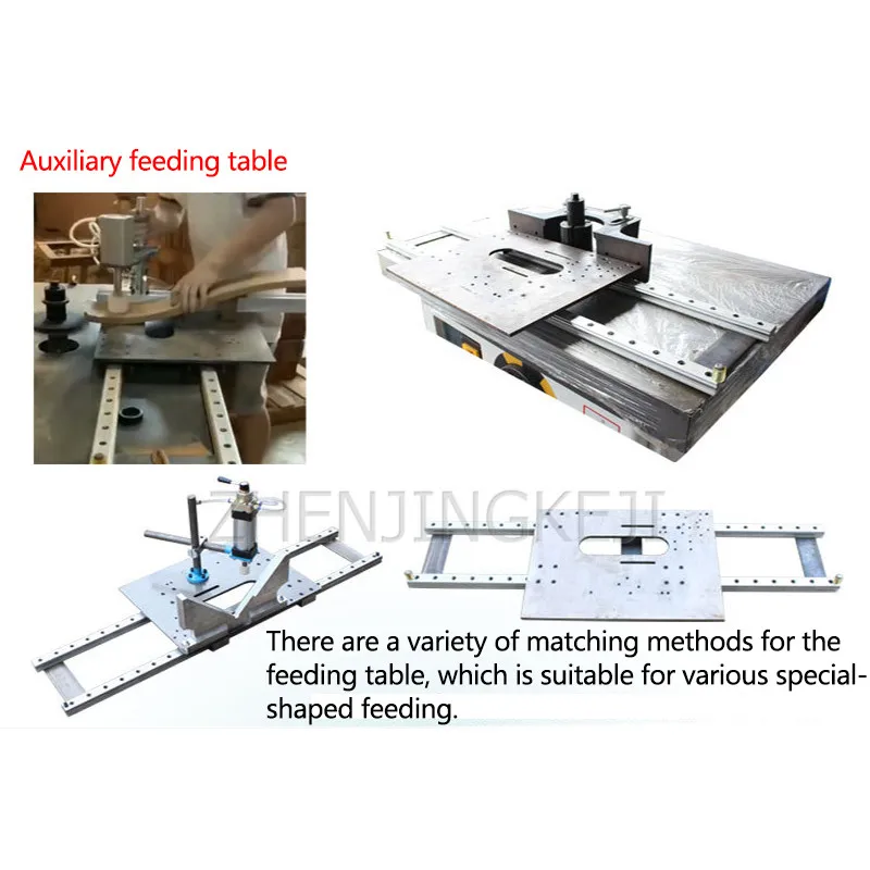 

Vertical Single Axis Woodworking Router 380V Electric Milling Machine Solid Wood Chamfer Slotting Trimming Woodworking Machinery