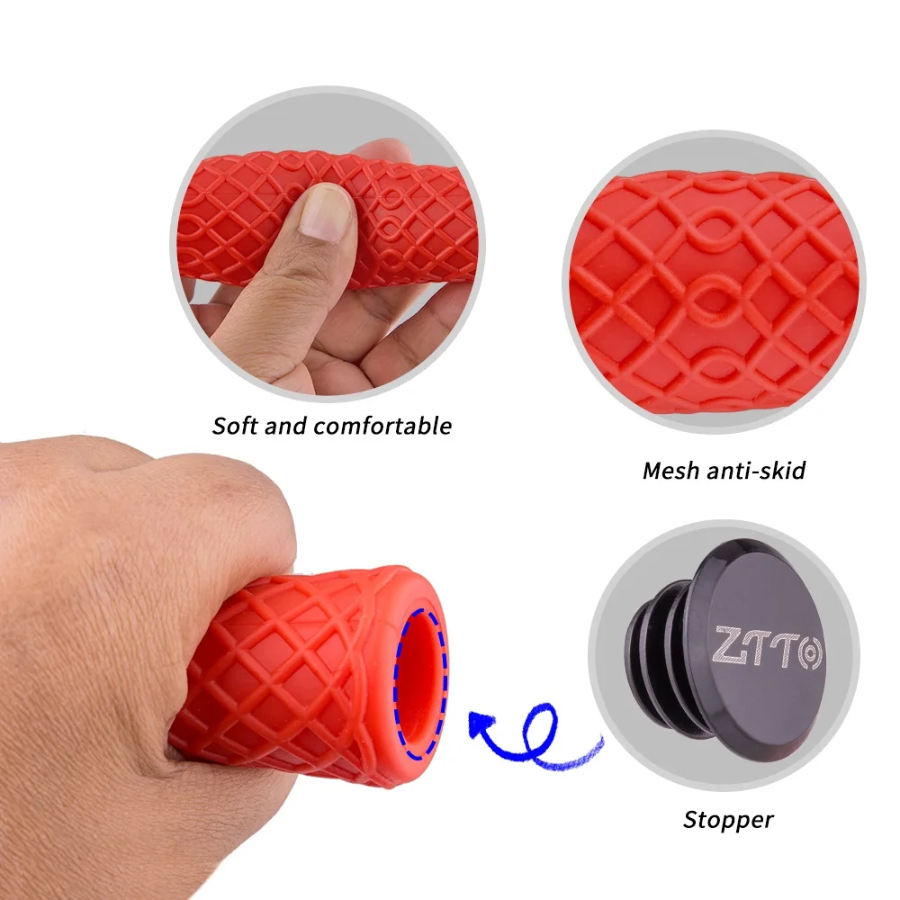 Прочная рукоятка из чистого силикона и геля противоударные ручки для руля