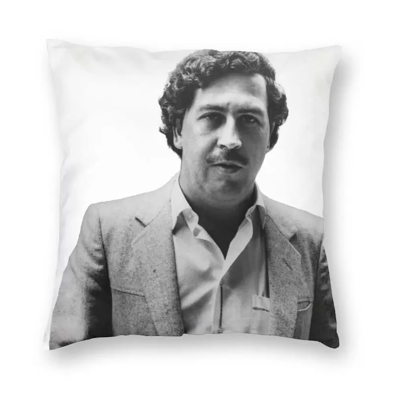 Наволочки на диванные подушки с принтом Пабло Эскобара гангстера мафии 40x40 | Дом и