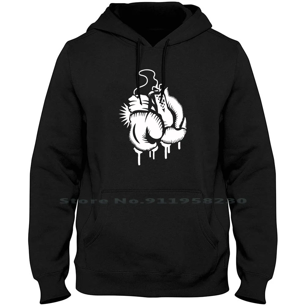 Боксерские перчатки Мужская толстовка свитер большие размеры 6XL хлопковые