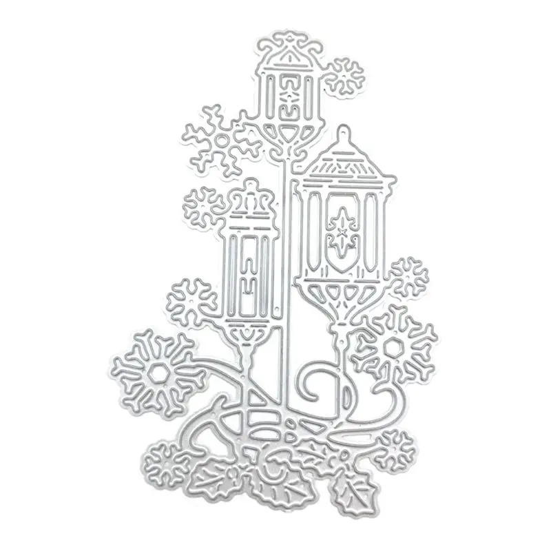 

Lantern Snowflake DIY Handicrafts Cutting Dies Metal Cutting Stencils for Stamp E15B