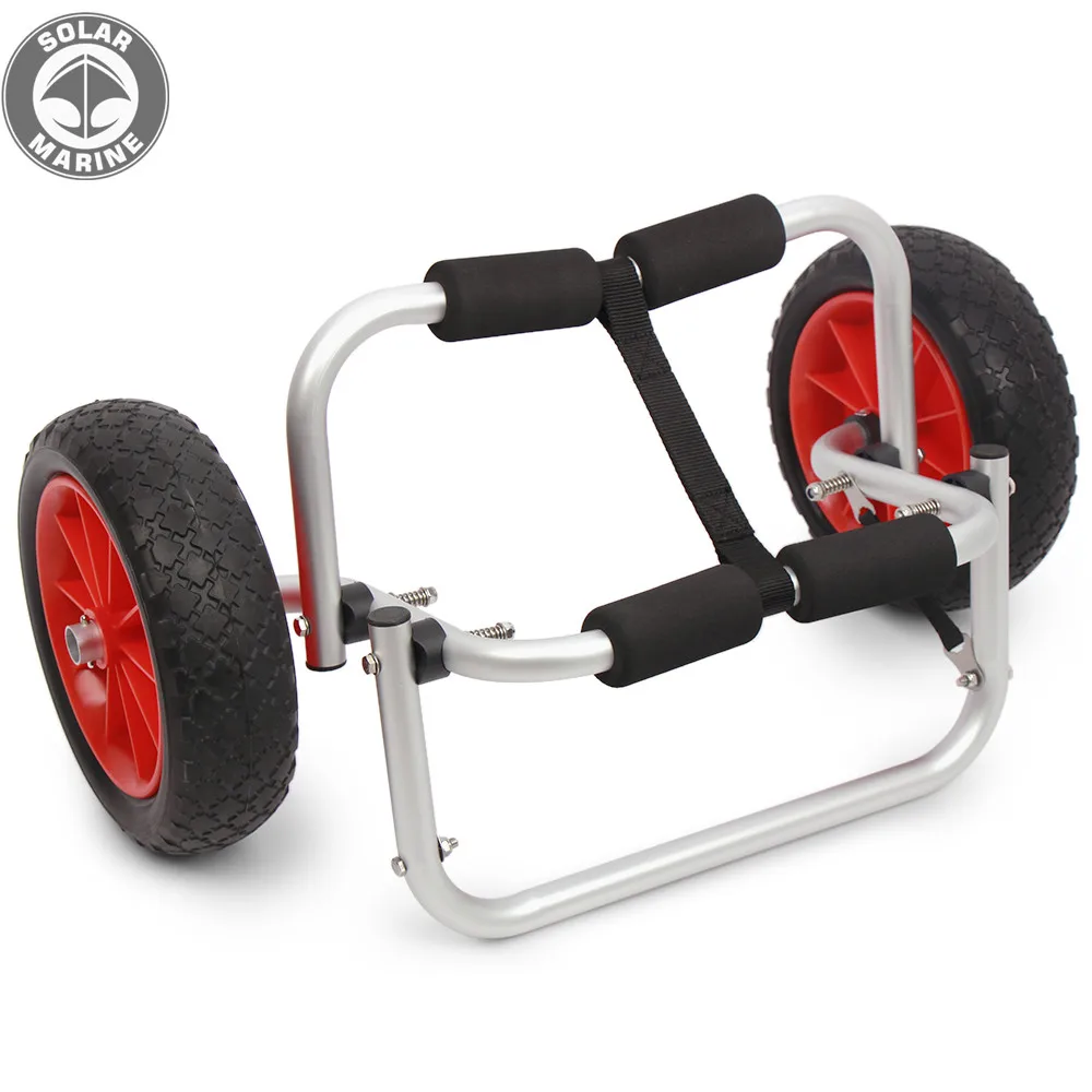 

Portable Inflatable Boat Cart Kayak Carrier Lightweight Folding Trolley Transport Cart For Canoe Fishing Boat