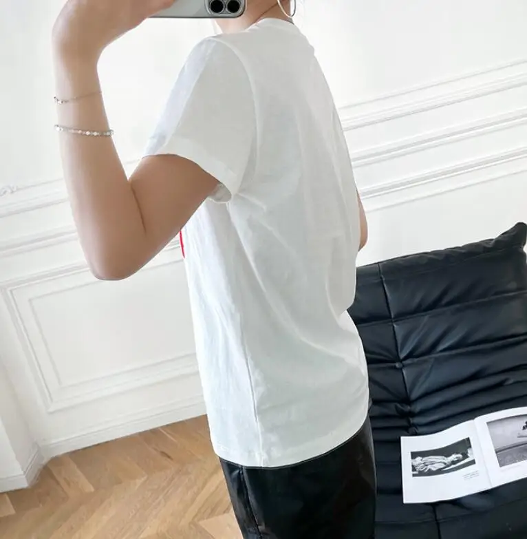 Женская футболка с коротким рукавом и вышивкой Love 12 месяцев|Футболки| |