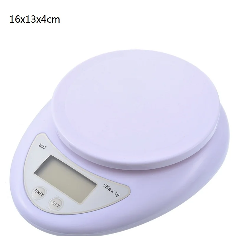 Электронные цифровые кухонные весы 5000 г/1 г 5 кг | Дом и сад