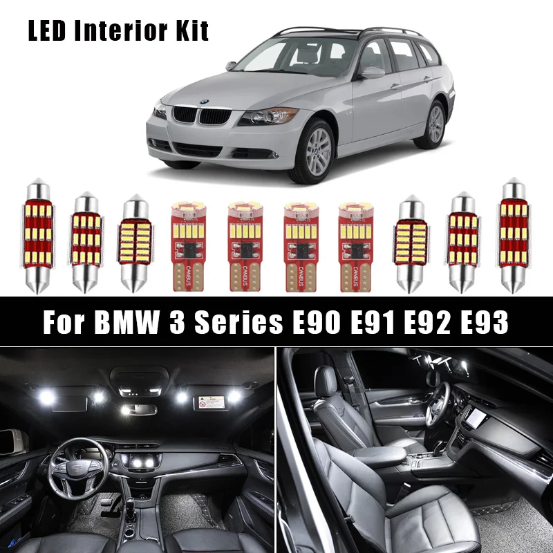 Canbus безошибочный белый светодиодный светильник для чтения интерьера купольный