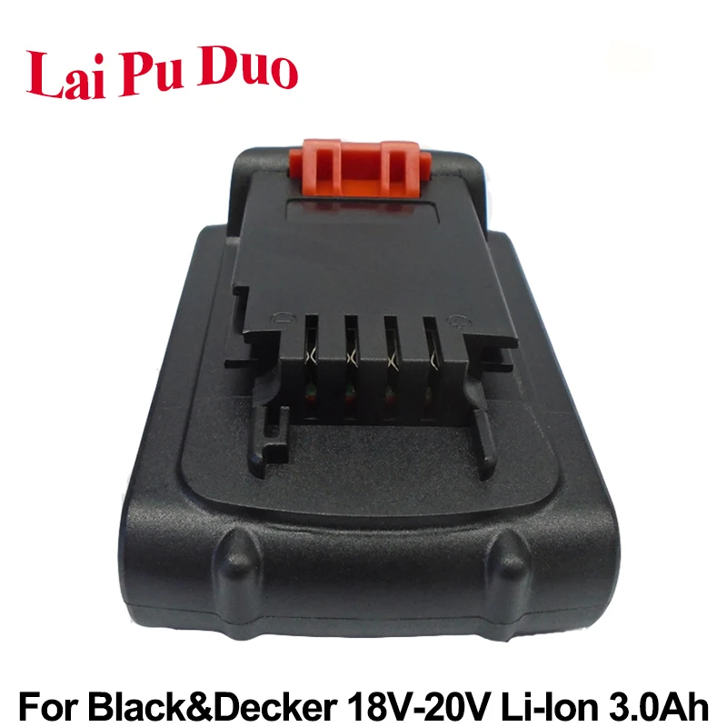 18 в/20 в 3.0Ah литий-ионная Мощность инструмент Батарея для BLACK&ampDECKER: BL1518 HP186 HP188 LB018-OPE