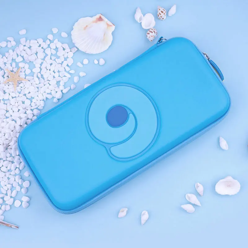 Портативный чехол Nintendo Switch синяя милая сумка для хранения ПУ водонепроницаемый