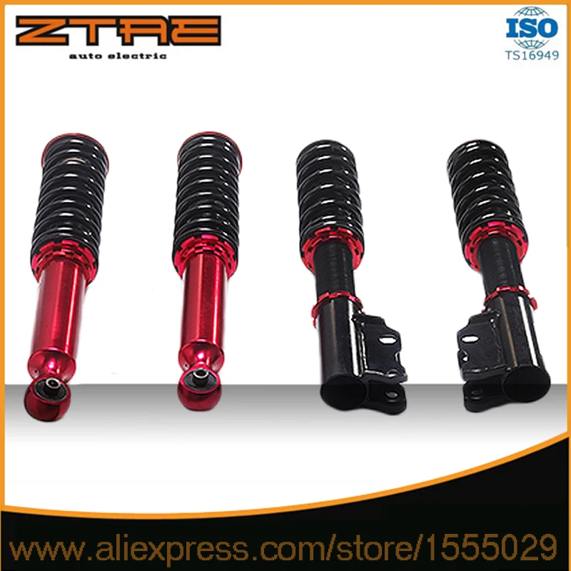Полный комплект подвески Coilover, не регулируемый для 85-98 VW Jett@ GOLF II III MK3