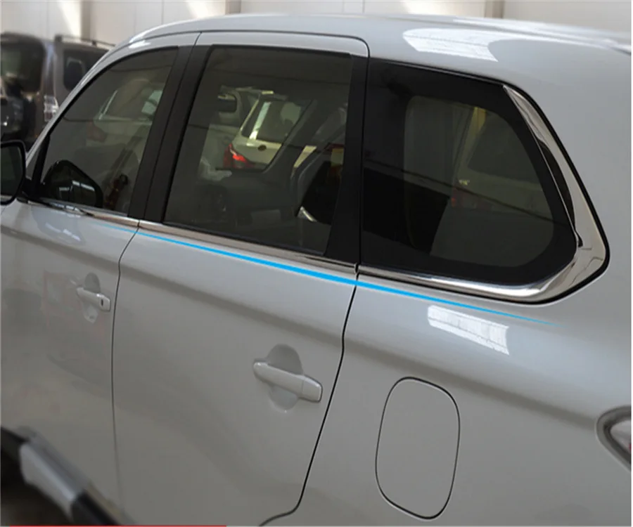 Оконные наличники из нержавеющей стали, обшивка крышки для Mitsubishi ASX 2012
