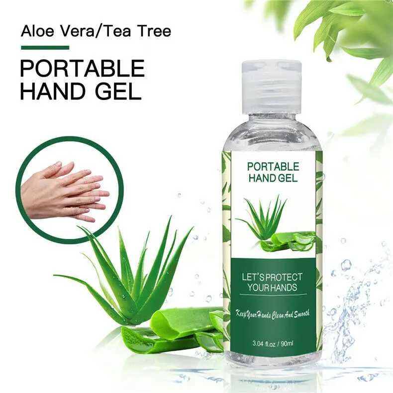 Спиртовой гель для рук 75% убивает 99% бактерий искусство с алоэ вера защита от