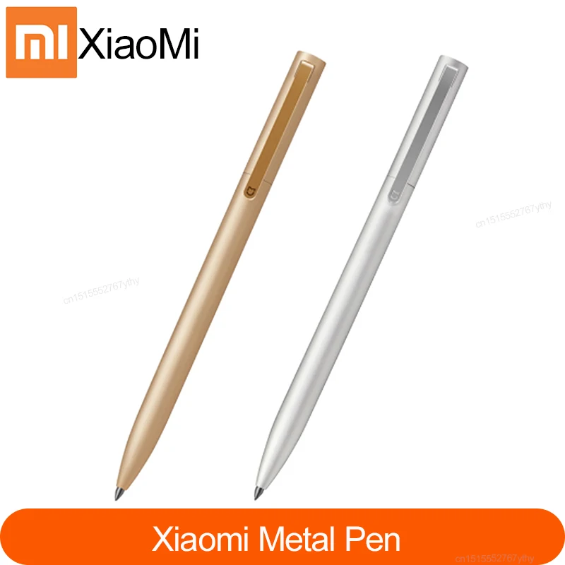 

100% Original Xiaomi Mijia Metal Signature MI Pen 0.5mm Signature Pen PREMC Smooth Swiss Refill MiKuni Japanese Ink