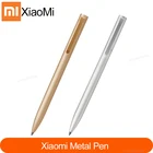 100% оригинальная металлическая ручка Xiaomi Mijia для подписи MI Pen 0,5 мм PREMC гладкие швейцарские стержни MiKuni японские чернила