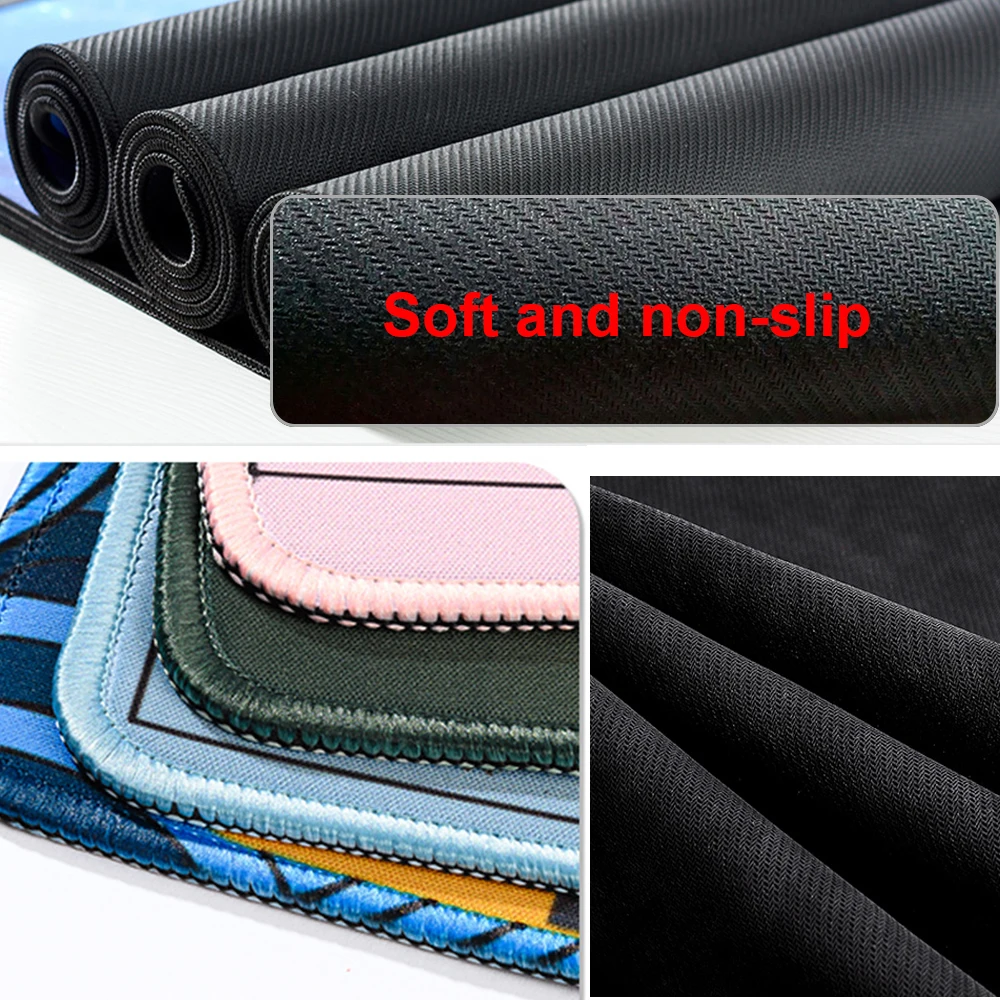 

PC Mouse Pad Great Wave Off Art Large Mousepad Natural Rubber Waterproof Computer Gaming Mousepad Desk Mat Locking Edge Mat XXL