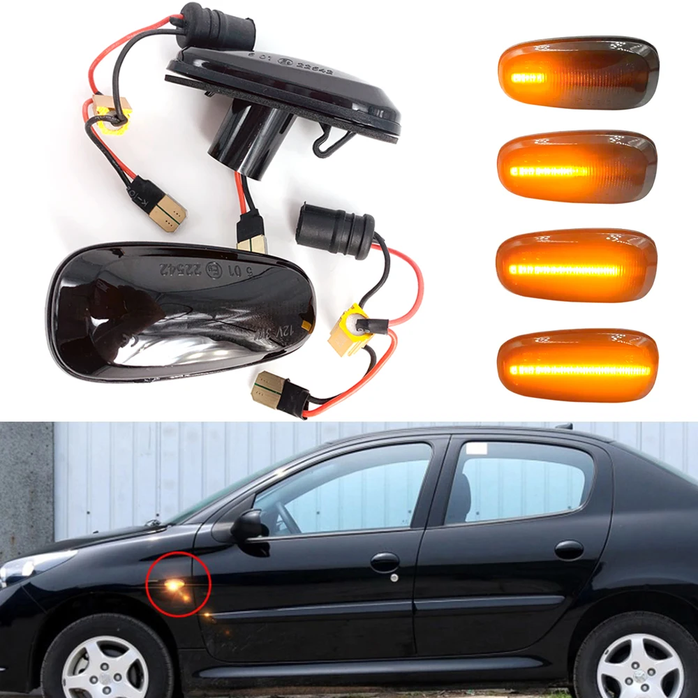 2 шт. боковой светильник с динамическим сигналом поворота для Opel Astra K H G J Zafira A B C