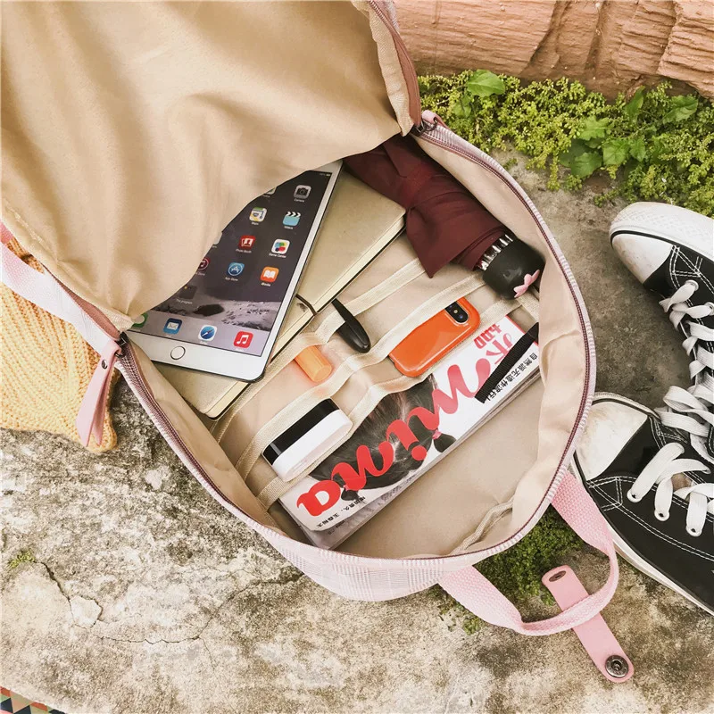 

2019 Female High Quality Canvas Travel Backpack Women Mochila Feminina Sac A Dos Back Pack School Bags For Teenage Girl Rucksack