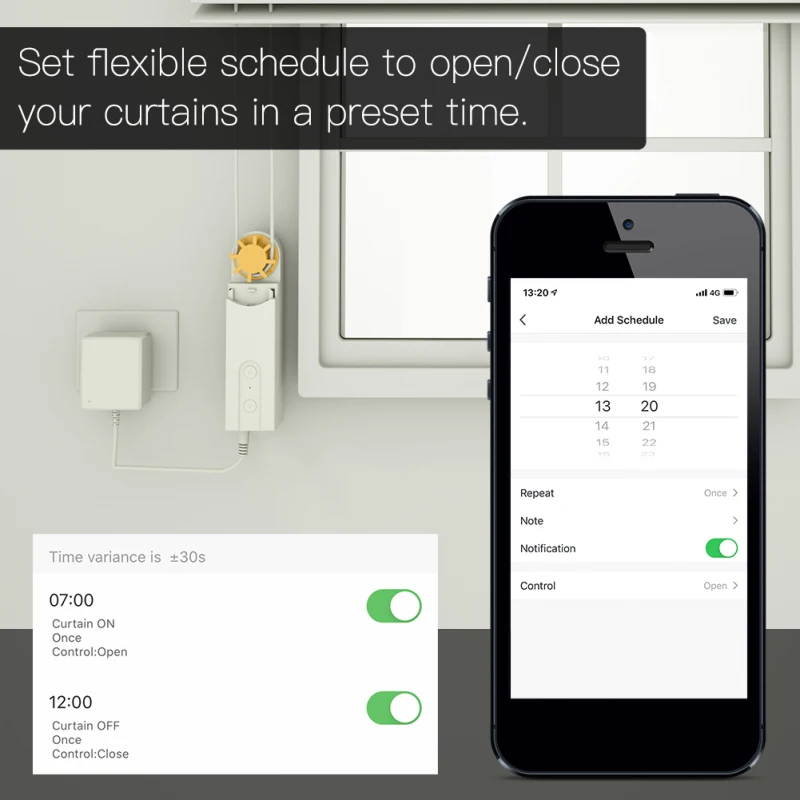 

ZigBee Smart DIY Motorized Roller Blind Shades Drive Motor Voice Control For Tuya Smart Life APP Work With Alexa Google Home