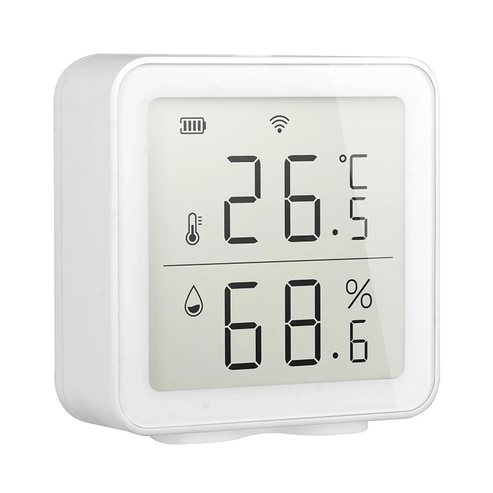 

Awaywar Tuya WIFI Temperature and Humidity Sensor Indoor Hygrometer Thermometer Detector Support Alexa Google Home smart life