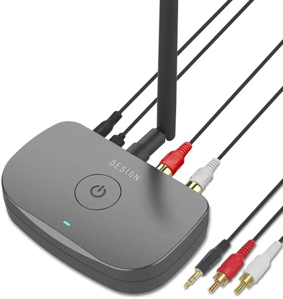 

Bluetooth-аудиоадаптер дальнего действия Besign, HiFi беспроводной музыкальный приемник, Bluetooth 5,0 приемник для проводных динамиков или