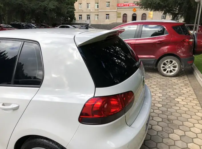Спойлер для Golf 2010 2013 Volkswagen 6 ABT спойлер АБС пластик цвет заднего крыла автомобиля