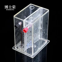 chemical instrument diaphragm electrolyzer electrolytic saturated salt water teaching apparatus free shipping