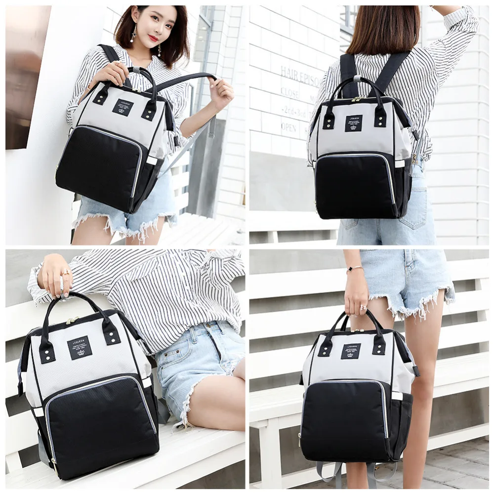 LEQUEEN Многофункциональный рюкзак из узорчатой ткани большой емкости Мумия