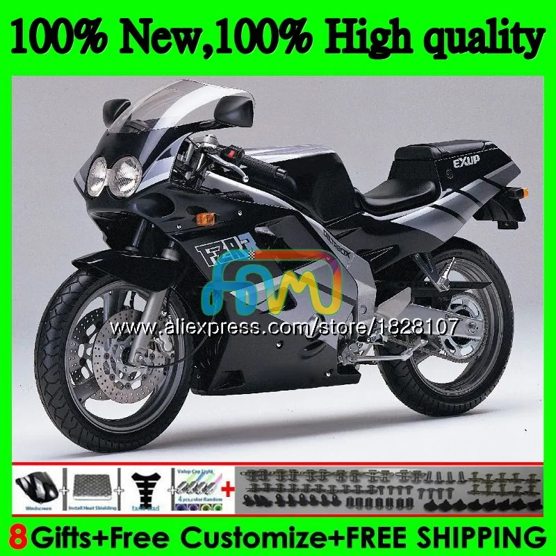 

FZR250RR For YAMAHA Gloss black FZR250R FZRR FZR 250R FZR250 86 87 88 89 127BS.2 FZR 250 FZR-250 1986 1987 1988 1989 Fairings