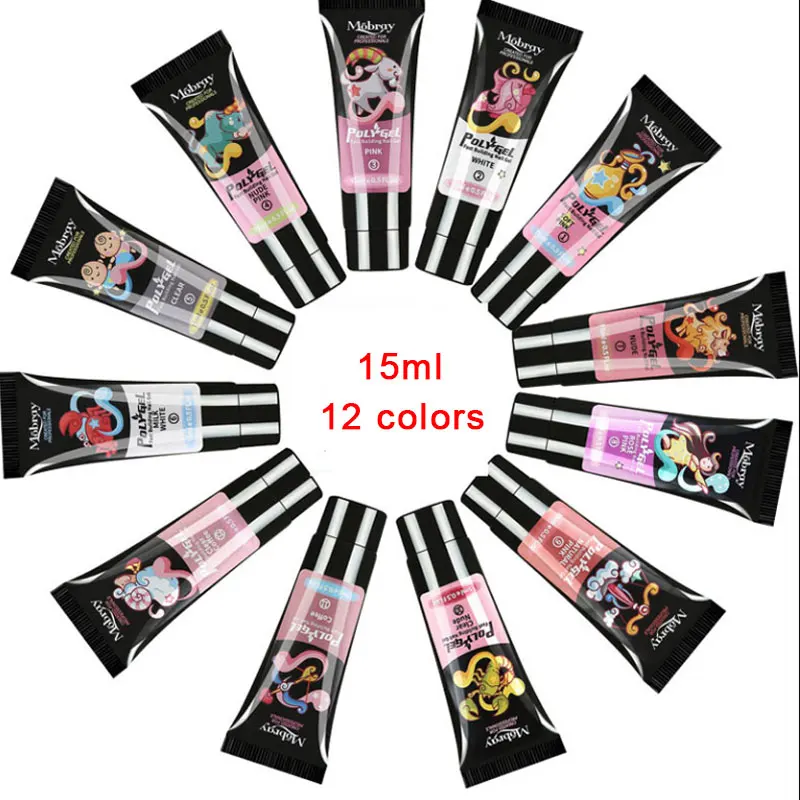 

Mobray 15ml Nail Gel Set 12 Constellations Quick Dry Gel Polish Phototherapy Multicolor Nail Art Gel Uv Gel Nails Accessories