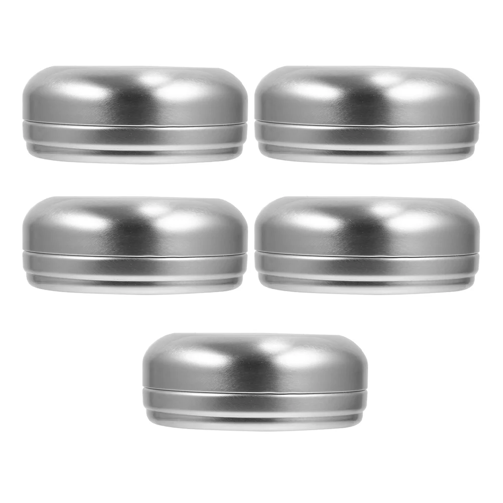 

5Pcs Soap Boxes Simple Soap Holder Bath Soap Cases Durable Soap Savers (Silver)