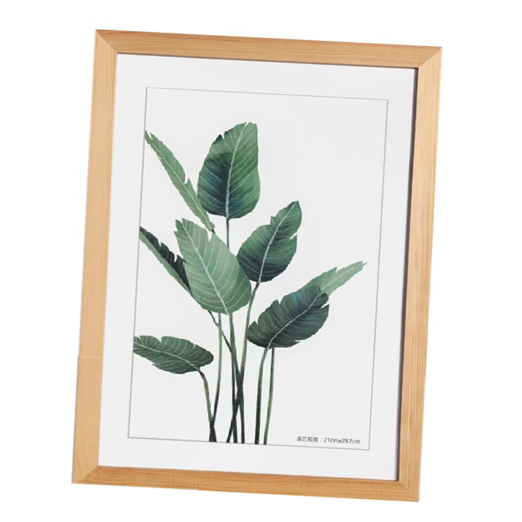 Простая деревянная рамка A3 черно белые цветные рамки для фотографий на стену