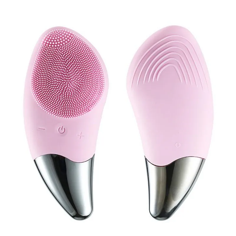 

Mini Silicone Electric Facial Cleansing Brush Sonic Face Cleaner Deep Pore Cleaning Device Skin Massager Dropshipping 30#