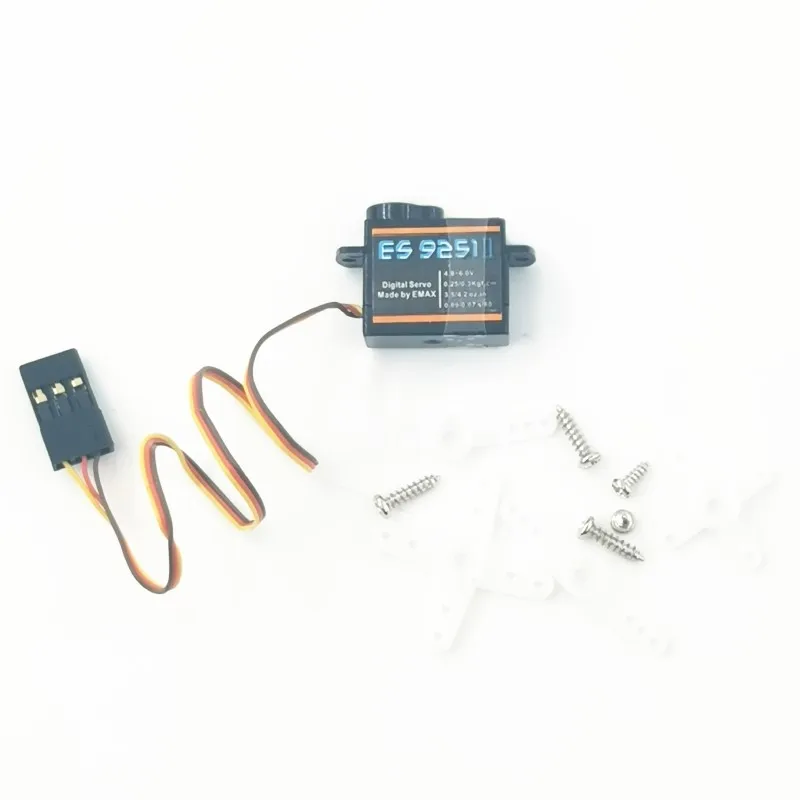 4 шт./лот Emax ES9251 ll 2 5g цифровой сервопривод радиоуправляемый самолет дистанционное